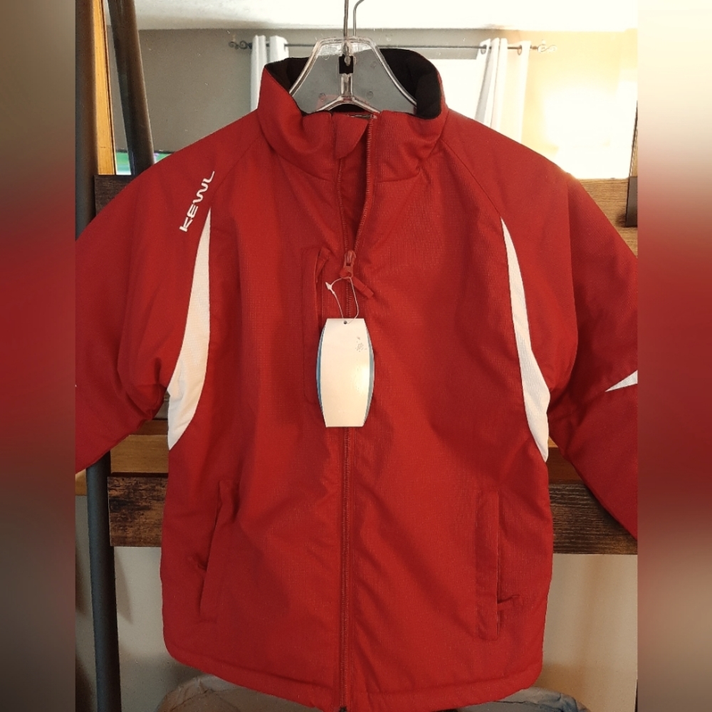 Kewl insulated sports / hockey jacket  Size Small Red